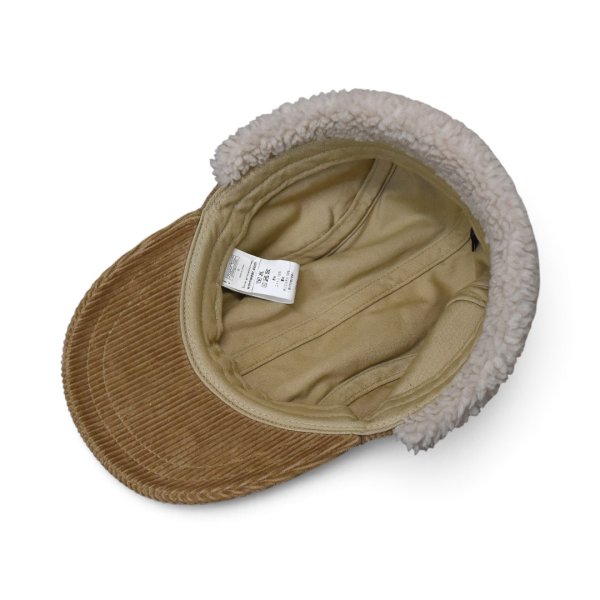 画像8: 【程度良好】【パタゴニア】【Patagonia】【ベージュ】【コーデュロイ】ボア【イヤーフラップCAP】キャップ【サイズS】 