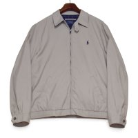 ビンテージ【ラルフローレン】【Ralph Lauren】【ベージュ】スウィングトップ【ジップアップブルゾン】ジャケット【サイズM】