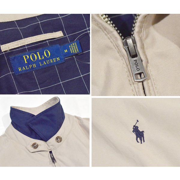 画像2: ビンテージ【ラルフローレン】【Ralph Lauren】【ベージュ】スウィングトップ【ジップアップブルゾン】ジャケット【サイズM】