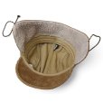 画像9: 【程度良好】【パタゴニア】【Patagonia】【ベージュ】【コーデュロイ】ボア【イヤーフラップCAP】キャップ【サイズS】<br> (9)