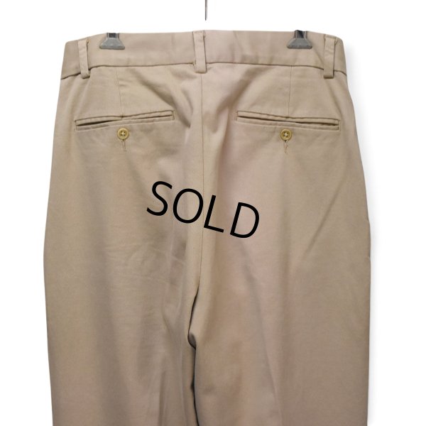 画像4: 【90’s】ビンテージ【USA製】【ポロ ラルフローレン】【Polo Ralph Lauren】【チノパンツ】スラックス【ベージュ】ストレッチパンツ【W32】 