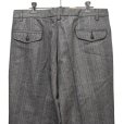 画像4: 【90’s】ビンテージ【エディーバウアー】【Eddie Bauer】【ヘリンボーン柄】【2タックパンツ】スラックス【黒×白】【36×32】<br> (4)