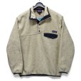 画像1: 【パタゴニア】【Patagonia】【シンチラ】【スナップT】【フリース】ナチュラル【オートミール】【サイズM】<br> (1)