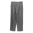 画像1: 【90’s】ビンテージ【エディーバウアー】【Eddie Bauer】【ヘリンボーン柄】【2タックパンツ】スラックス【黒×白】【36×32】<br> (1)