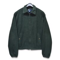 【90’s】ビンテージ【ポロ ラルフローレン】【Polo Ralph Lauren】【フリースジャケット】【フルジップ】【深緑】【サイズL】 