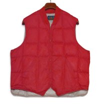 【60’s】【ビンテージ】【EDDIE BAUER】エディーバウアー【BAUER DOWN】バウアーダウン【ダウンベスト】【赤】【US46】 