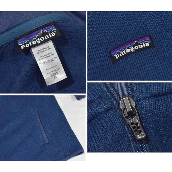 画像2: ビンテージ【パタゴニア】【Patagonia】【ベターセーター】【フリースジャケット】【ネイビー】【サイズXL】