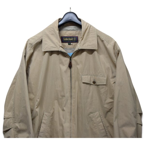 画像4: 【90’s】ビンテージ【ティンバーランド】【Timberland】【WEATHERGEAR】【ベージュ】【コットンブルゾン】フルジップ【サイズL】 