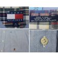 画像2: 【トミーヒルフィガー】【TOMMY HILFIGER】【襟チェック】【オックスフォードシャツ】【水色】【サイズM】<br> (2)