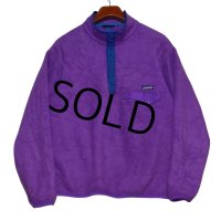 【90’s】ビンテージ【パタゴニア】【Patagonia】【シンチラスナップT】【フリース】【パープル】【サイズL程度】