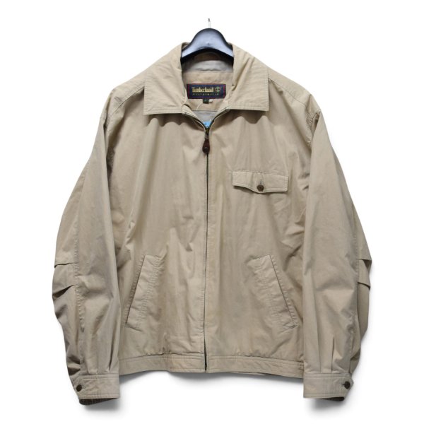 画像1: 【90’s】ビンテージ【ティンバーランド】【Timberland】【WEATHERGEAR】【ベージュ】【コットンブルゾン】フルジップ【サイズL】 