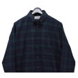 画像3: 【ほぼ未使用】90's【USA製】ビンテージ【エルエルビーン】【L.L.Bean】【ブラックウォッチ】紺×緑【フランネルシャツ】薄手ネルシャツ【サイズM TALL】<br> (3)