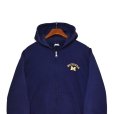 画像3: 【90’s】【ビンテージ】【USA製】【ラッセル】【Russell】【MICHIGAN】【ミシガン大学】【刺繍】【フルジップパーカー】ネイビー【サイズM】<br> (3)