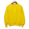 画像1: 【90’s】【USA製】ビンテージ【ラッセル】【Russell】【前V】【クルーネックスウェット】【黄色】【サイズM】 (1)
