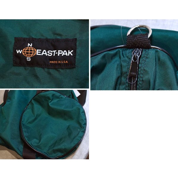 画像2: 【80’s】ビンテージ【USA製】【イーストパック】【EASTPAK】【ボストンバッグ】【グリーン】 