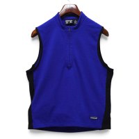 【90’s】【USA製】【パタゴニア】【Patagonia】【レギュレーター】【R1】【プルオーバー】【フラッシュベスト】【青×黒】【サイズM】