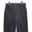 画像5: 【90’s】ビンテージ【USA製】【リーバイス】【Levi’s】【501】【先染めブラック】ブラックデニムパンツ【W32】<br> (5)