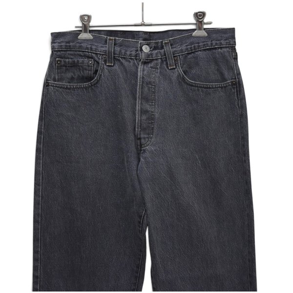 画像5: 【90’s】ビンテージ【USA製】【リーバイス】【Levi’s】【501】【先染めブラック】ブラックデニムパンツ【W32】 