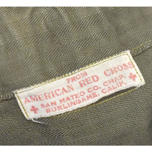 画像2: 【40’s】【ビンテージ】【アメリカンレッドクロス】【American Red Cross】【HBT】【巾着バッグ】