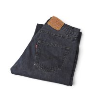 【90’s】ビンテージ【USA製】【リーバイス】【Levi’s】【501】【先染めブラック】ブラックデニムパンツ【W32】 