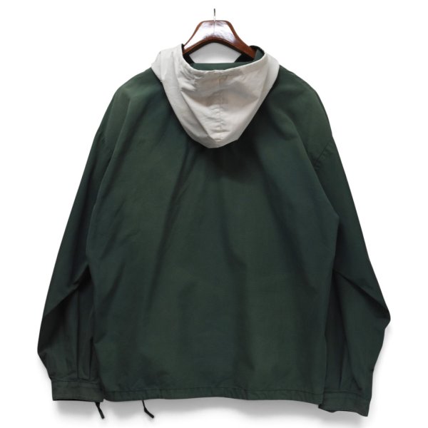 画像4: 【90’ｓ】ビンテージ【J.CREW】ジェイクルー【アノラックパーカー】プルオーバーパーカー【緑×ベージュ】【サイズL】 