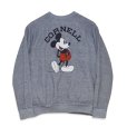 画像3: 【80’s】【ビンテージ】【Disney】【CORNELL】【ミッキーマウス】【霜降りグレー】【スウェット】【サイズL程度】 (3)