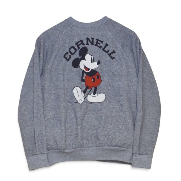 画像3: 【80’s】【ビンテージ】【Disney】【CORNELL】【ミッキーマウス】【霜降りグレー】【スウェット】【サイズL程度】
