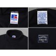 画像2: 【90’s】ビンテージ【USA製】【ラッセル】【Russell】【タートルネックスウェット】【前V】【黒】【サイズL】<br> (2)