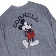 画像1: 【80’s】【ビンテージ】【Disney】【CORNELL】【ミッキーマウス】【霜降りグレー】【スウェット】【サイズL程度】 (1)