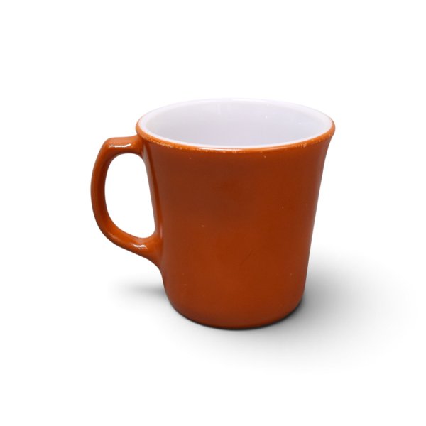 画像1: ビンテージ【USA製】【コーニング】【Corning】【カラーマグ】【Cinnamon】【赤茶色】 