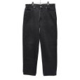 画像1: 【90’s】【ビンテージ】【USA製】【リーバイス】【Levi’s】【550】後染めブラック【ブラックデニムパンツ】【W38】<br> (1)