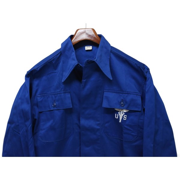 画像3: 【デッドストック】【60’s】ビンテージ【USA製】【U.S. ARMY】【CONVALESCENT SUIT】【ジャケット】【メディカル】ブルー【サイズM】 