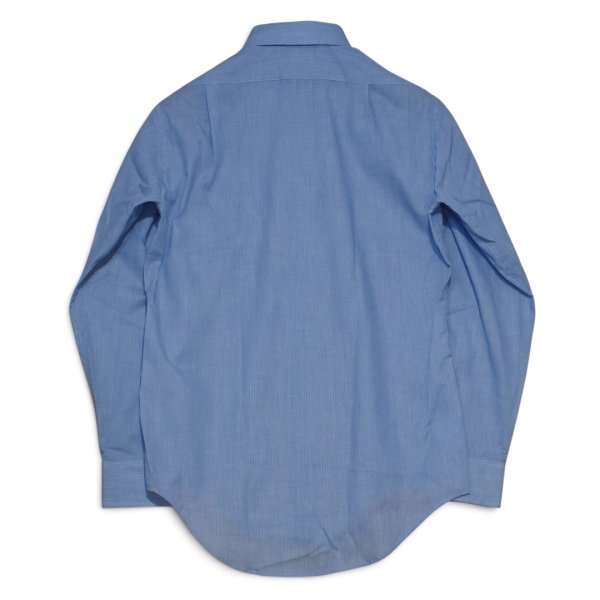 画像3: 【デッドストック】ビンテージ【BANCROFT】【水色】【ボタンダウンシャツ】長袖シャツ【サイズ15-33】