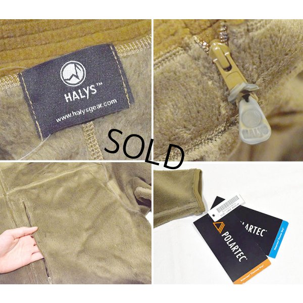 画像2: 【デッドストック】ビンテージ【HALYS】ハリーズ【PCU Level3】【POLARTEC】ポーラテック【フリースジャケット】【コヨーテ】【サイズL-R】 