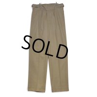 【40’s〜50’s】ビンテージ【Moss Bros】【グルカパンツ】【オフィサーパンツ】【W36】