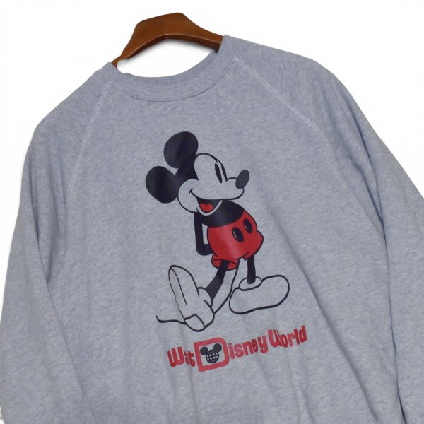 画像1: 【90’s】ビンテージ【ディズニー】【Disney】【ミッキーマウス】【Walt Disney World】【スウェット】【グレー】【サイズL】