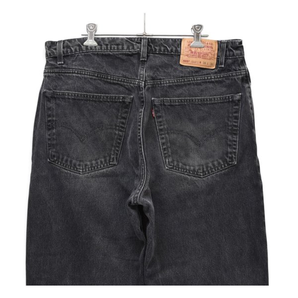 画像5: 【90’s】ビンテージ【リーバイス】【Levi’s】【505】後染め【ブラックデニムパンツ】【W38】 