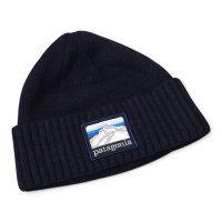 【パタゴニア】【Patagonia】【ブロデオビーニー】【ニットキャップ】ワッペン【ネイビー】【フリーサイズ】 