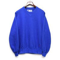 【90’s】ビンテージ【USA製】【ラッセル】【Russell】【スウェット】【前V】【ブルー】【サイズL】 