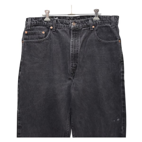 画像4: 【90’s】ビンテージ【リーバイス】【Levi’s】【505】後染め【ブラックデニムパンツ】【W38】 