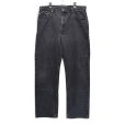 画像1: 【90’s】ビンテージ【リーバイス】【Levi’s】【505】後染め【ブラックデニムパンツ】【W38】<br> (1)