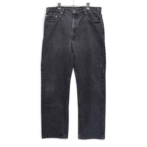 画像1: 【90’s】ビンテージ【リーバイス】【Levi’s】【505】後染め【ブラックデニムパンツ】【W38】 