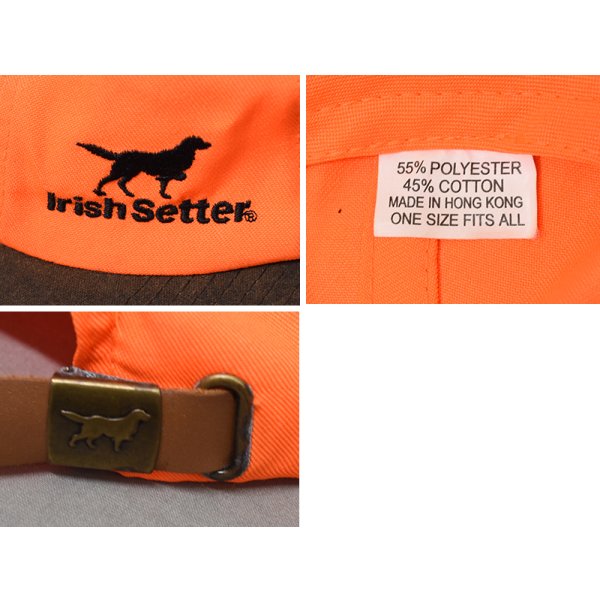 画像2: 【アイリッシュセッター】【Irish Setter】【犬】【ハンティング】【オレンジ×ブラウン】【キャップ】【フリーサイズ】 