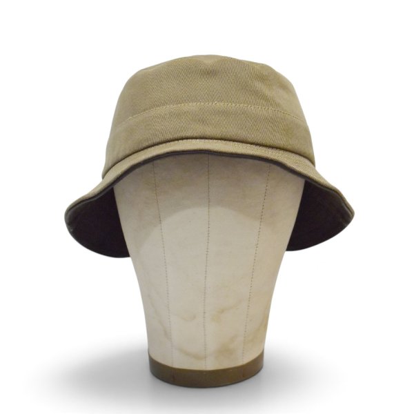 画像1: 【イタリア製】【ブルックスブラザーズ】【Brooks Brothers】【ブラウン】【コットン×スエード】【バケットハット】【サイズM】 