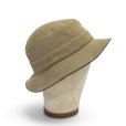 画像4: 【イタリア製】【ブルックスブラザーズ】【Brooks Brothers】【ブラウン】【コットン×スエード】【バケットハット】【サイズM】<br> (4)