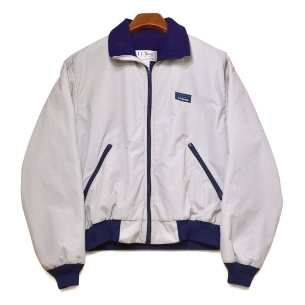 画像1: 【80’s〜90’s】ビンテージ【USA製】【エルエルビーン】【L.L.Bean】【Three-Season Jacket】【生成り×紺】フルジップジャケット【サイズL程度】 
