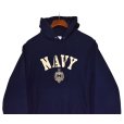 画像4: 【チャンピオン】【Champion】リバースウィーブ【REVERSE WEAVE】【U.S.NAVY】【プルオーバーパーカー】【紺】【サイズM】<br> (4)