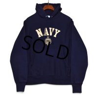 【チャンピオン】【Champion】リバースウィーブ【REVERSE WEAVE】【U.S.NAVY】【プルオーバーパーカー】【紺】【サイズM】 