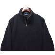 画像4: 【90’s】ビンテージ【ポロ ラルフローレン】【Polo Ralph Lauren】チャコールグレー【ウールジャケット】【フルジップ】ブルゾン【ダークグレー】【サイズM】<br> (4)