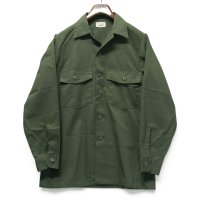 【00’s】ビンテージ【USA製】【U.S. ARMY】OG507【ユーティリティシャツ】【オリーブ】【サイズ15 1/2×33】 